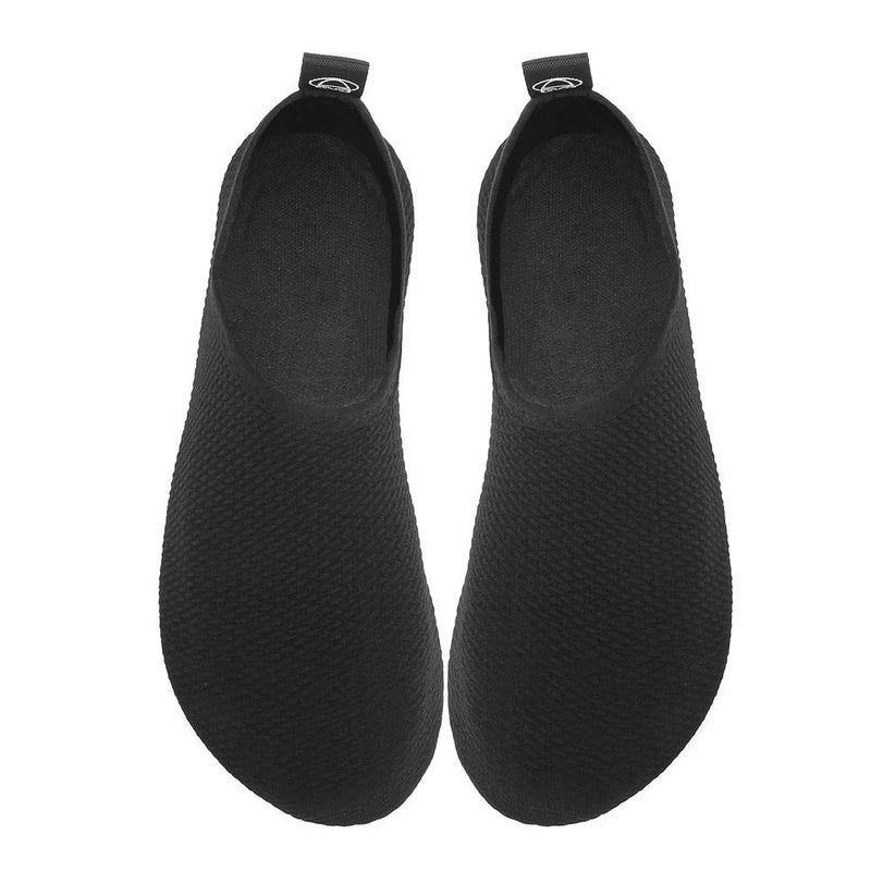 WateLves Womens and Mens Kids Water Shoes Barefoot Quick-Dry Aqua Socks for Beach Swim Surf Yoga Exercise (Blisters-Black, XXL) - Image 5
